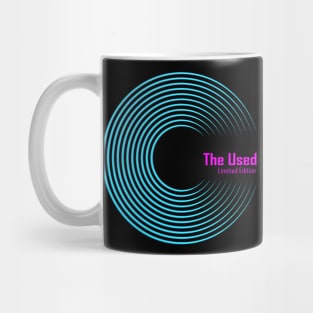 Limitied Edition The Used Logo Vinyl Record Mug